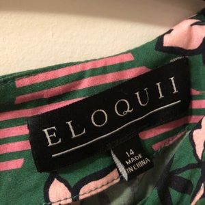 Eloquli flora dress